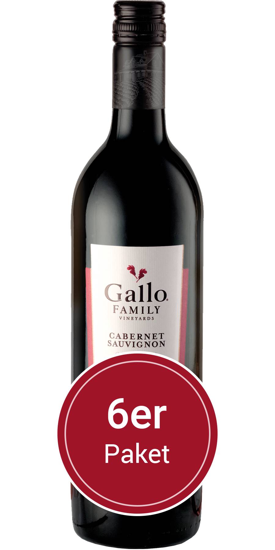 Vineyards, Cabernet Gallo Flaschen l Sauvignon, 0,75 Kalifornien Family 6
