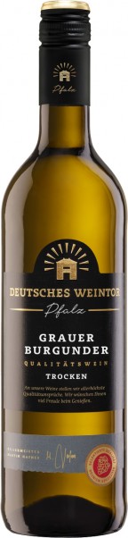 Deutsches Weintor, Grauer trocken, Pfalz QbA Burgunder