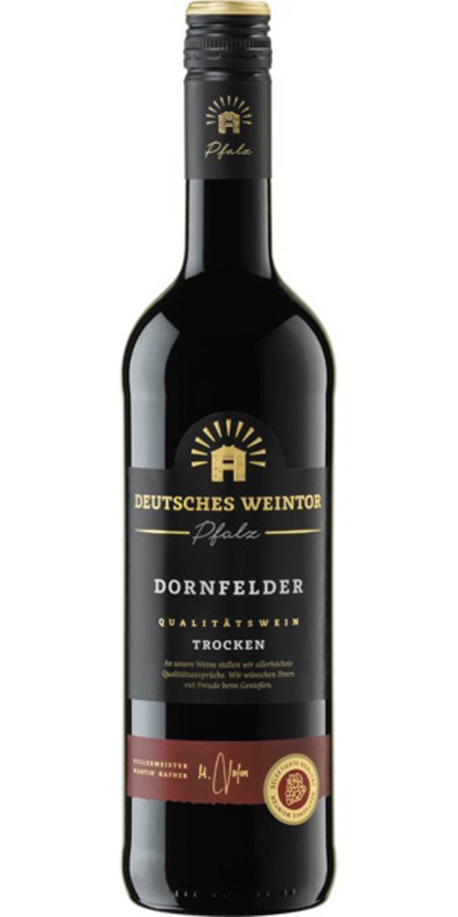 Deutsches Weintor, Dornfelder Pfalz QbA trocken