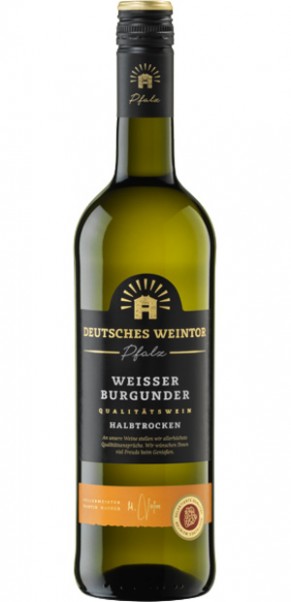 Deutsches Weintor, Weißer Burgunder halbtrocken, QbA Pfalz